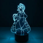 Lampe manga LED 3D Bleach – Yoruichi | Mugen Shop