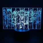 Lampe manga LED 3D Bleach – Ichigo & autres | Mugen Shop