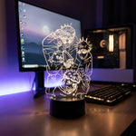 Lampe manga LED 3D Jujutsu Kaisen – Yuji Itadori & Gojo Satoru & Nobara Kugisaki & Megumi Fushiguro | Mugen Shop