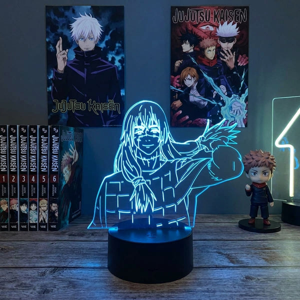 Lampe manga LED 3D Jujutsu Kaisen – Mahito | Mugen Shop