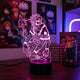 Lampe manga LED 3D Jujutsu Kaisen – Sukuna Ryomen