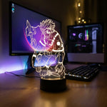 Lampe manga LED 3D Jujutsu Kaisen – Sukuna Ryomen | Mugen Shop