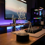 Lampe manga LED 3D Jujutsu Kaisen – Gojo Satoru | Mugen Shop