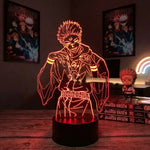 Lampe manga LED 3D Jujutsu Kaisen – Sukuna Ryomen | Mugen Shop