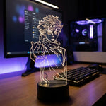 Lampe manga LED 3D Jujutsu Kaisen – Gojo Satoru | Mugen Shop