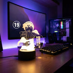Lampe manga LED 3D Naruto – Rock Lee | Mugen Shop