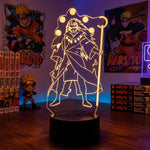 Lampe manga LED 3D Naruto – Madara Uchiha | Mugen Shop