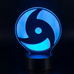 Lampe manga LED 3D Naruto – Mangekyō Sharingan | Mugen Shop