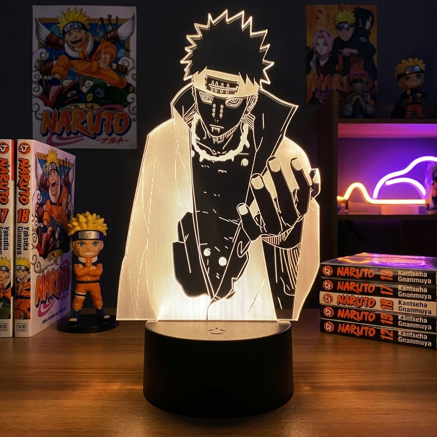 Lampe manga LED 3D Naruto – Pain | Mugen Shop
