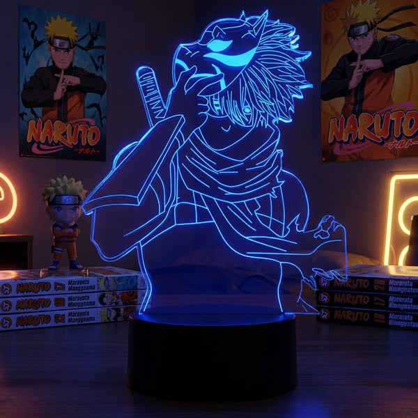 Lampe manga LED 3D Naruto – Kakashi Hatake | Mugen Shop