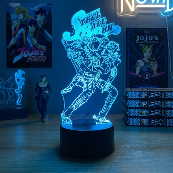 Lampe manga LED 3D JoJo's Bizarre Adventure – Johnny Joestar | Mugen Shop