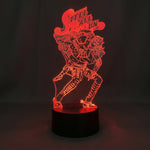 Lampe manga LED 3D JoJo's Bizarre Adventure – Johnny Joestar | Mugen Shop