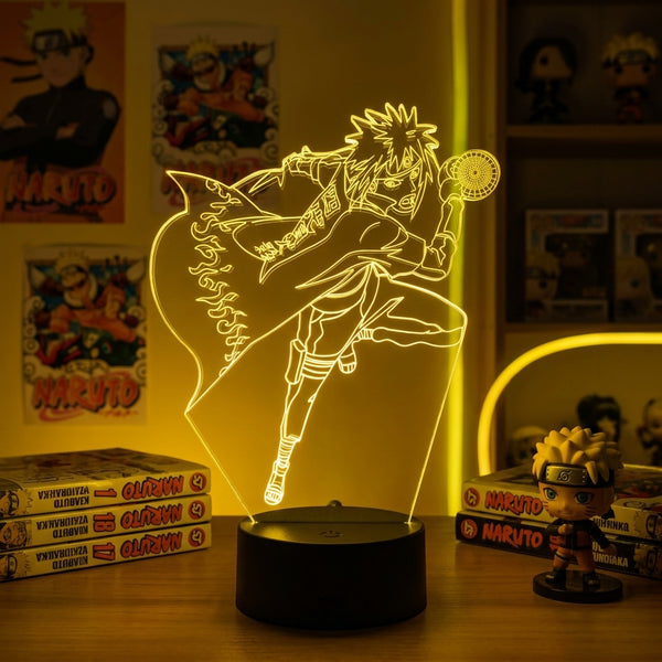 Lampe manga LED 3D Naruto – Minato Namikaze | Mugen Shop