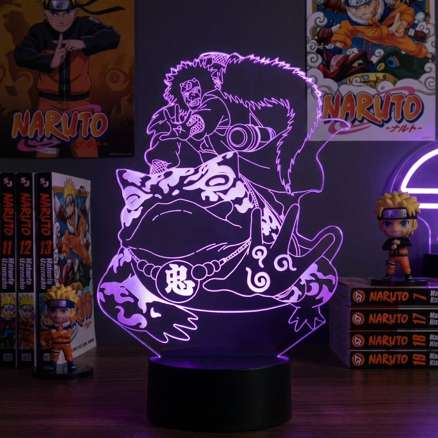 Lampe manga LED 3D Naruto – Jiraiya | Mugen Shop