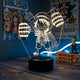 Lampe manga LED 3D One Piece – Mini Luffy