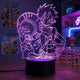Lampe manga LED 3D One Piece – Luffy