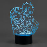 Lampe manga LED 3D One Piece – Luffy | Mugen Shop