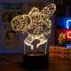 Lampe manga LED 3D One Piece – Luffy Gear 4