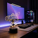 Lampe manga LED 3D One Piece – Luffy Gear 4 | Mugen Shop
