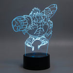 Lampe manga LED 3D One Piece – Luffy Gear 4 | Mugen Shop