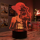 Lampe manga LED 3D One Piece – Luffy