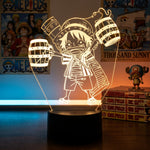 Lampe manga LED 3D One Piece – Luffy | Mugen Shop