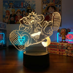 Lampe manga LED 3D One Piece – Luffy Gear 5 | Mugen Shop