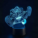 Lampe manga LED 3D One Piece – Luffy Gear 5 | Mugen Shop