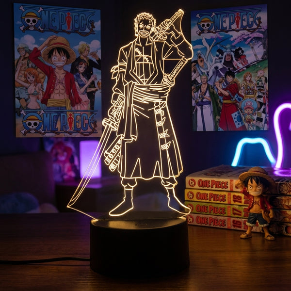 Lampe manga LED 3D One Piece – Zoro | Mugen Shop