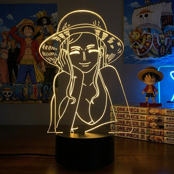 Lampe manga LED 3D One Piece – Robin | Mugen Shop