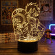 Lampe manga LED 3D One Piece – Luffy