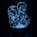Lampe manga LED 3D One Piece – Luffy | Mugen Shop