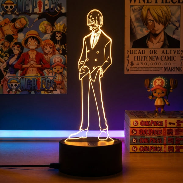 Lampe manga LED 3D One Piece – Sanji | Mugen Shop