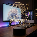 Lampe manga LED 3D One Piece – Luffy | Mugen Shop