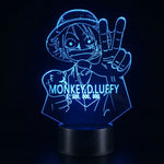 Lampe manga LED 3D One Piece – Luffy | Mugen Shop