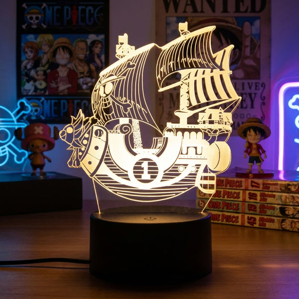 Lampe manga LED 3D One Piece – Sunny | Mugen Shop