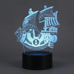 Lampe manga LED 3D One Piece – Sunny | Mugen Shop