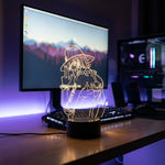 Lampe manga LED 3D One Piece – Ace | Mugen Shop
