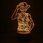 Lampe manga LED 3D One Piece – Luffy | Mugen Shop