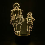 Lampe manga LED 3D Naruto – Jiraiya & Naruto | Mugen Shop