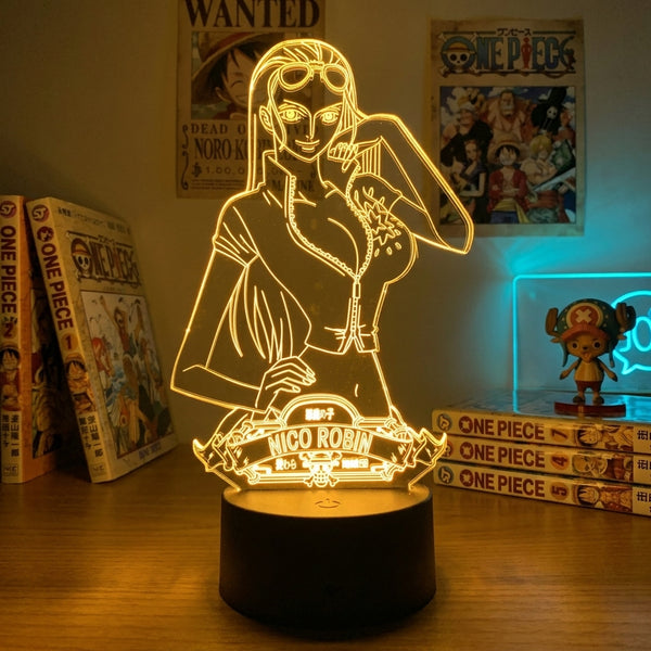 Lampe manga LED 3D One Piece – Robin | Mugen Shop