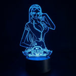 Lampe manga LED 3D One Piece – Robin | Mugen Shop