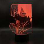 Lampe manga LED 3D My Hero Academia – Shoto Todoroki | Mugen Shop