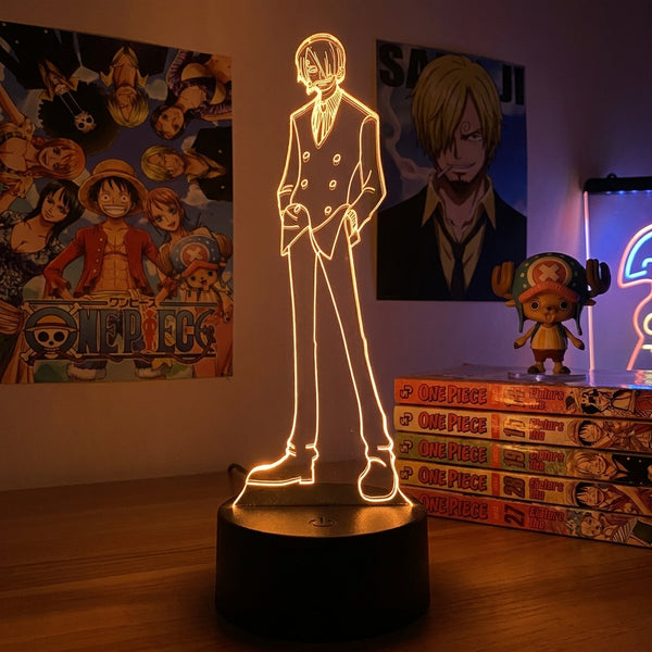 Lampe manga LED 3D One Piece – Sanji | Mugen Shop