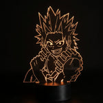 Lampe manga LED 3D My Hero Academia – Kirishima | Mugen Shop