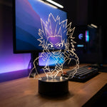 Lampe manga LED 3D My Hero Academia – Kirishima | Mugen Shop