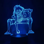 Lampe manga LED 3D One Piece – Luffy | Mugen Shop
