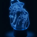 Lampe manga LED 3D One Piece – Ace | Mugen Shop