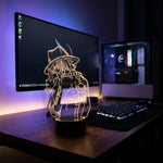 Lampe manga LED 3D One Piece – Ace | Mugen Shop