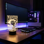 Lampe manga LED 3D One Piece – Luffy | Mugen Shop